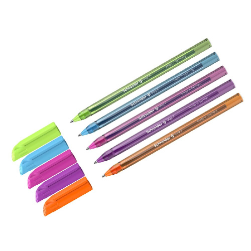 Ручка шариковая Schneider Vizz F Neon, синяя, 0,8мм 102130