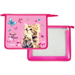 Папка для тетрадей А5 на молнии Devente Cute cat 8053123. 8053142